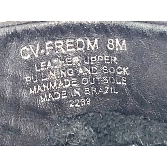 Chelsea‎ & Violet Freedom Black Block Heel Booties - Size 8 - Picture 6 of 7